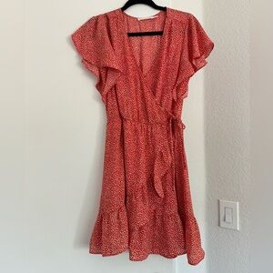 All In Favor Wrap Style Dress